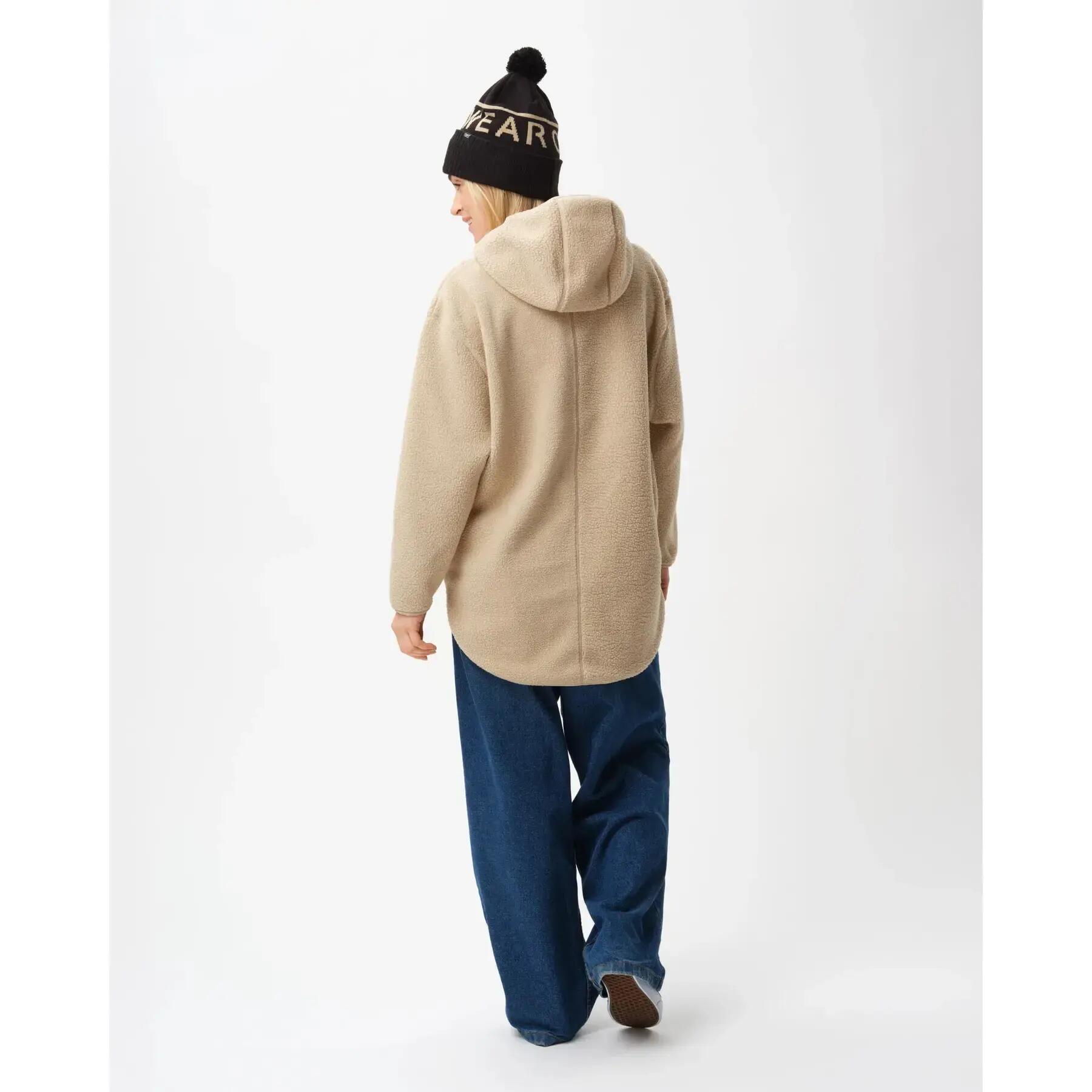 Oversize polar z kapturem damski Colourwear Pile 2/2
