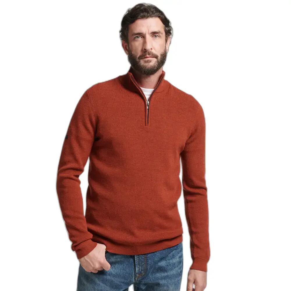 Trui van merinoswol met halve rits Superdry 1/6