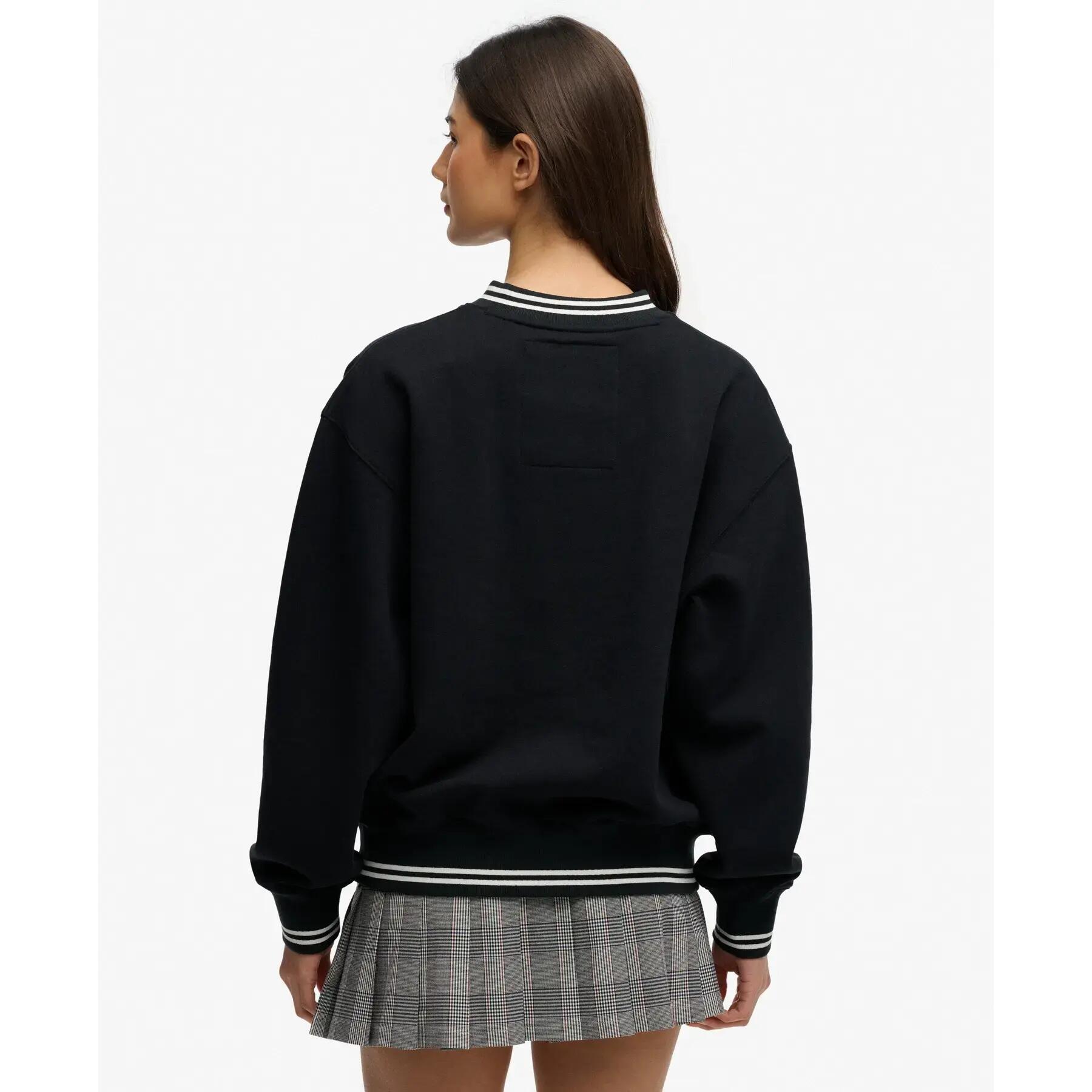 Sweatshirt de gola V para mulher Superdry Country Club Crest 5/6