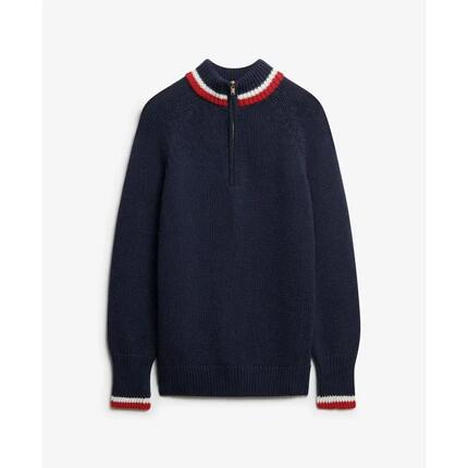 Dames fleece vest met rits en rand Superdry