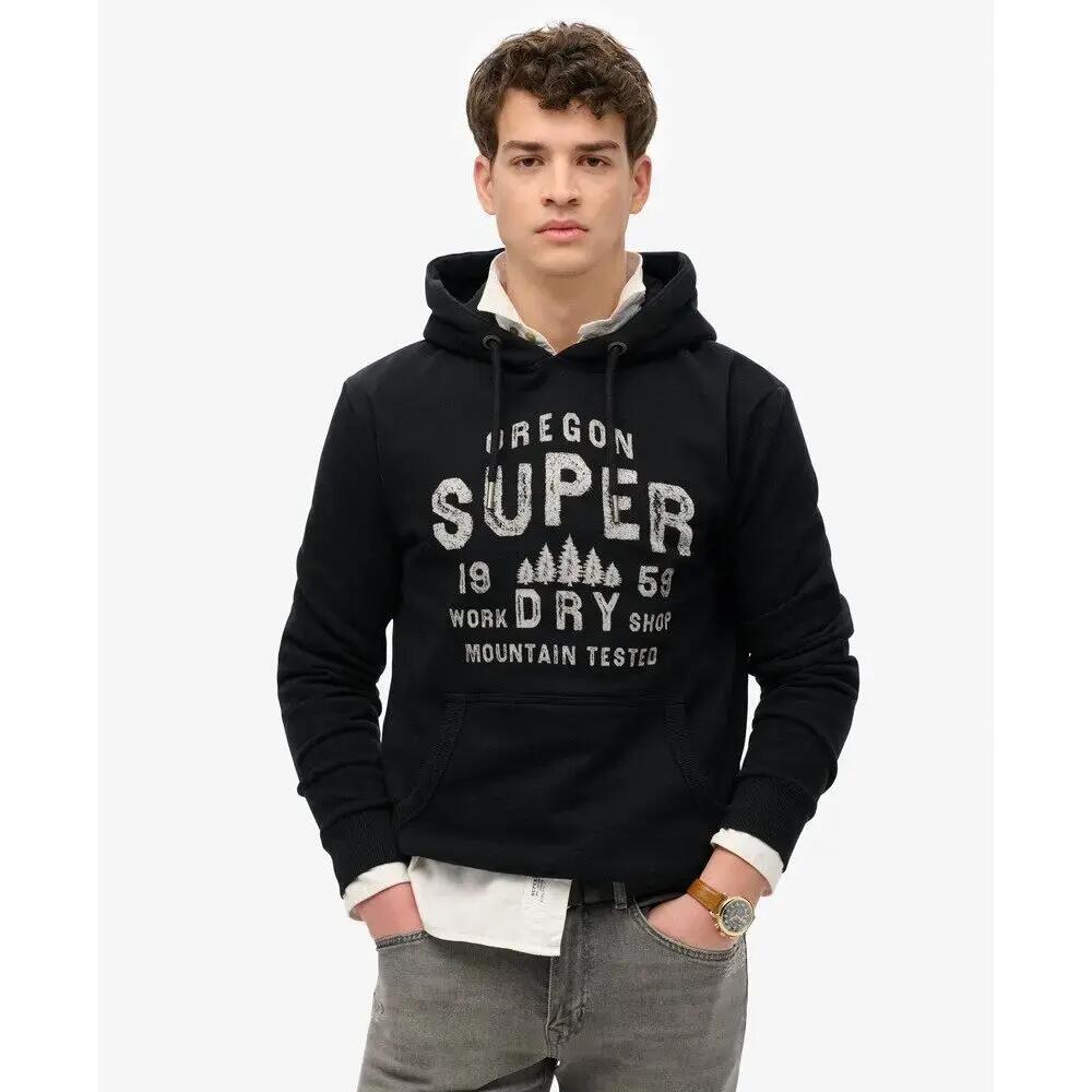 Felpa con cappuccio Superdry Work Shop 3/6