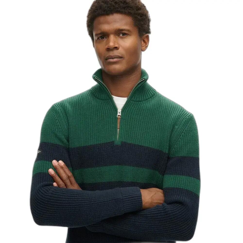 Sweater riscado com gola zipada Superdry Classic 5/5
