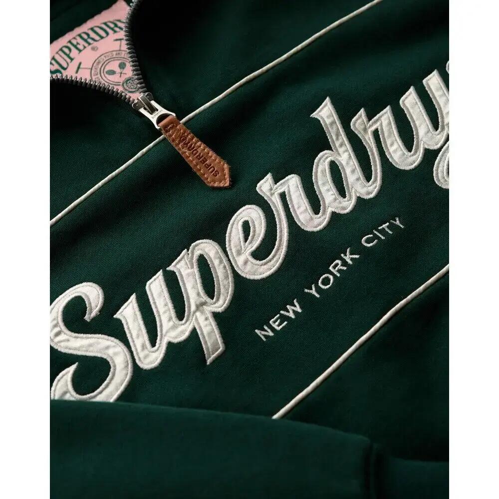 Felpa donna con zip 1/4 larga Superdry Country Club 2/5