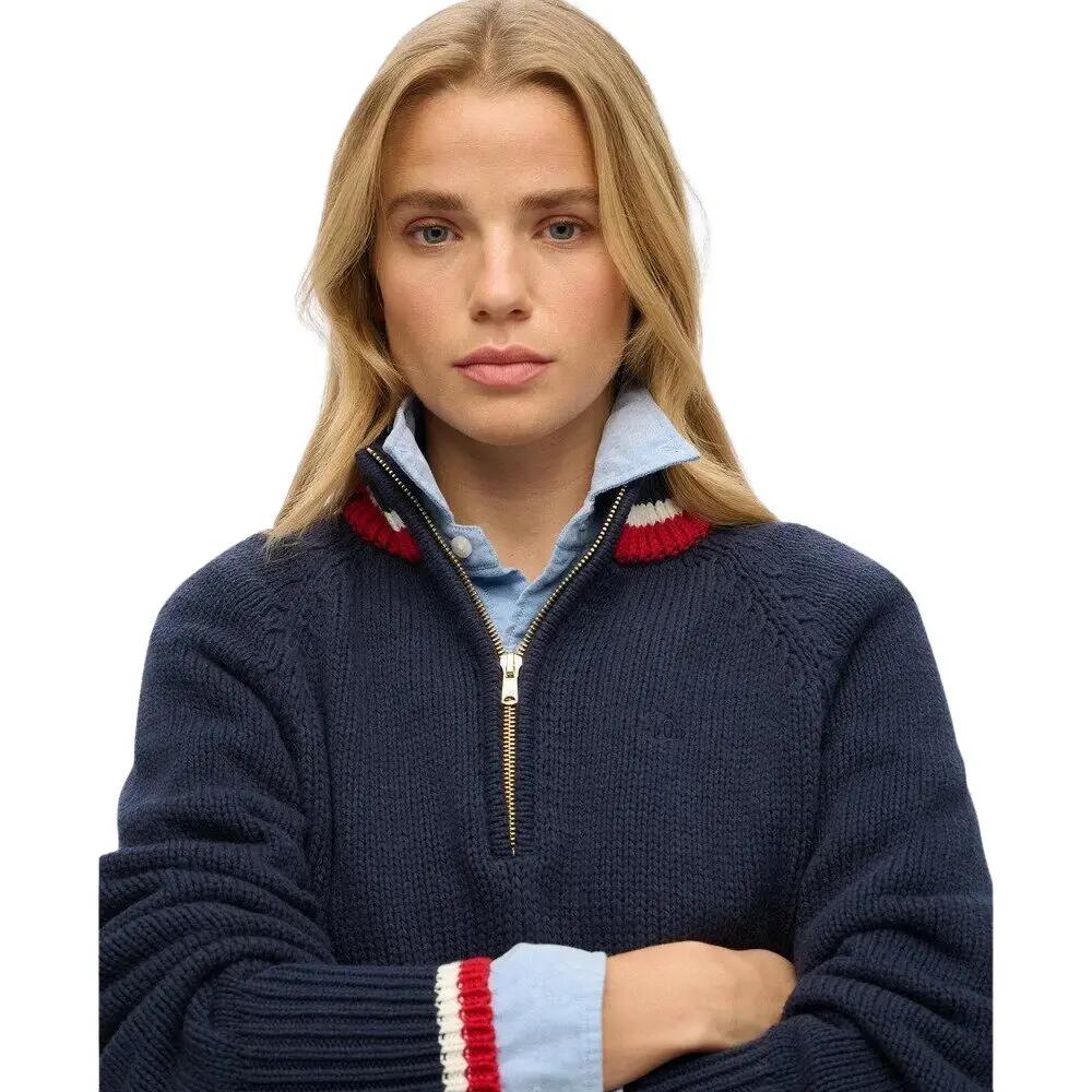 Bluza z polu zamkiem i lamówką dla kobiet Superdry 5/5