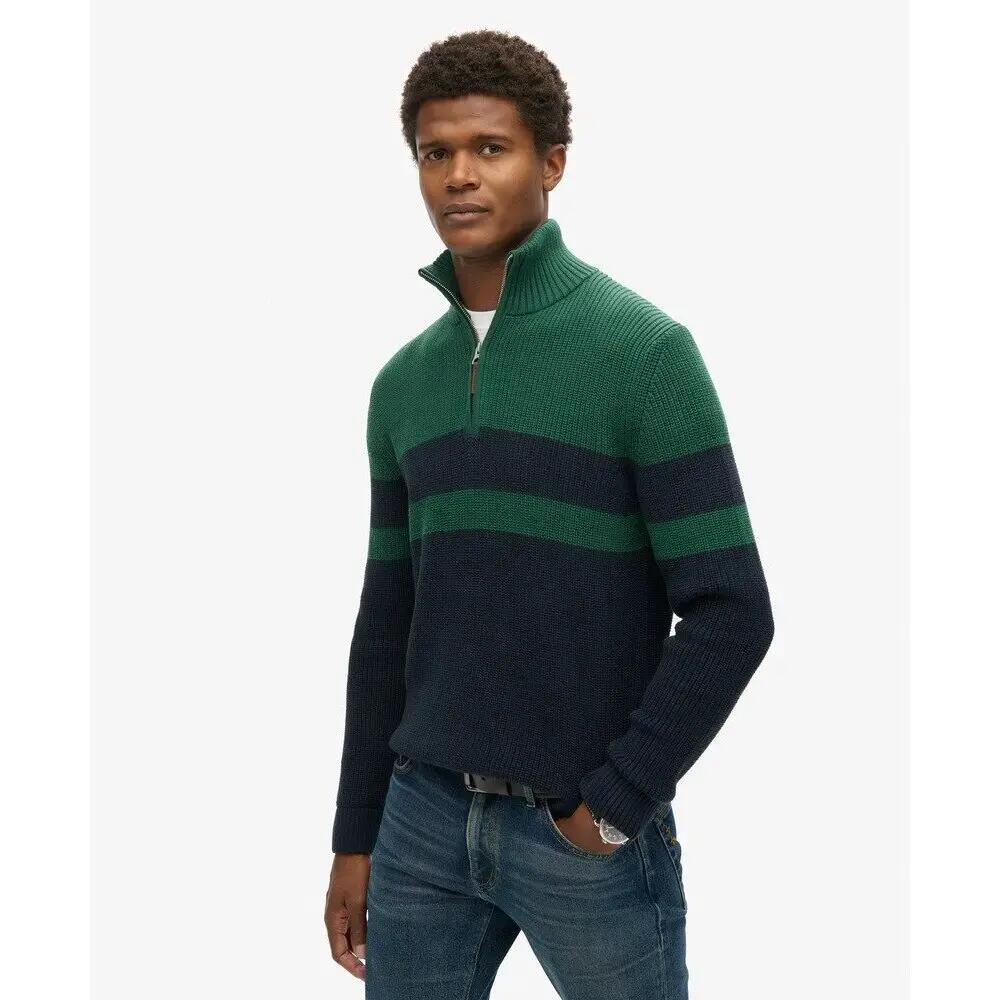 Sweater riscado com gola zipada Superdry Classic 4/5
