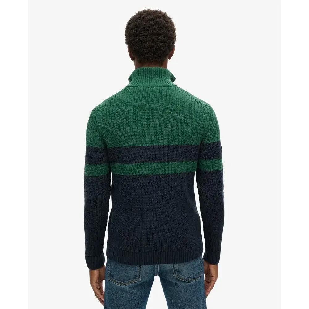 Sweater riscado com gola zipada Superdry Classic 3/5