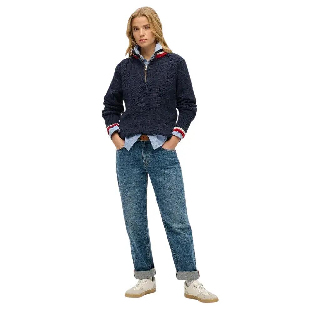 Bluza z polu zamkiem i lamówką dla kobiet Superdry 3/5