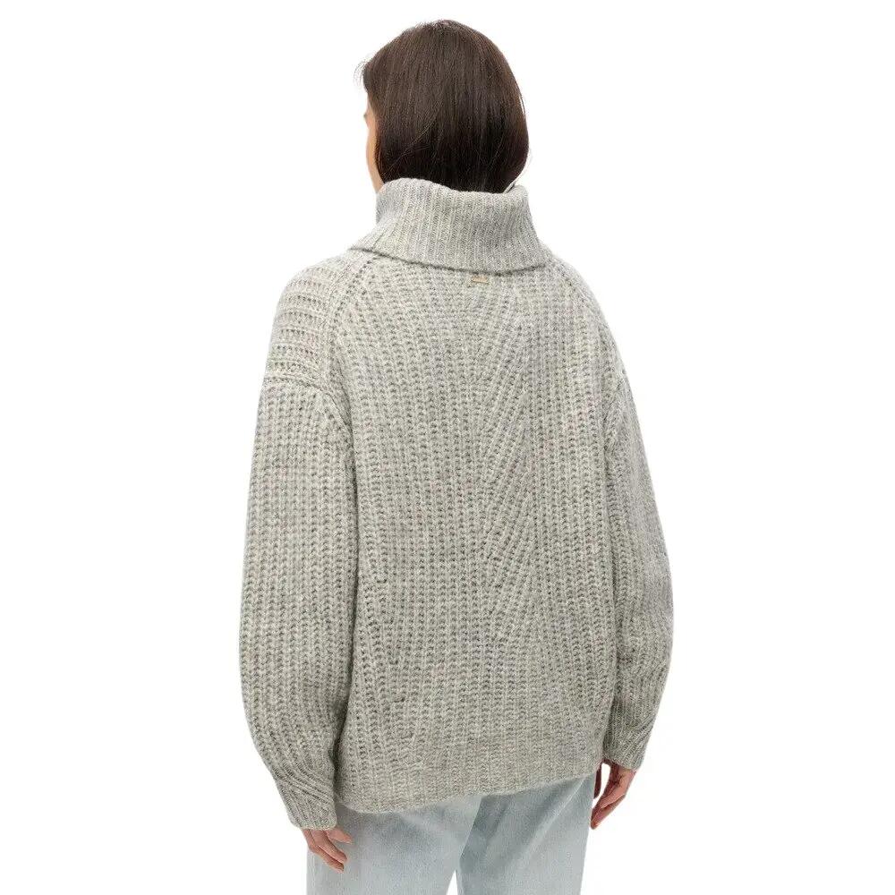 Geborstelde geribde trui met ruime hals voor vrouwen Superdry 4/6