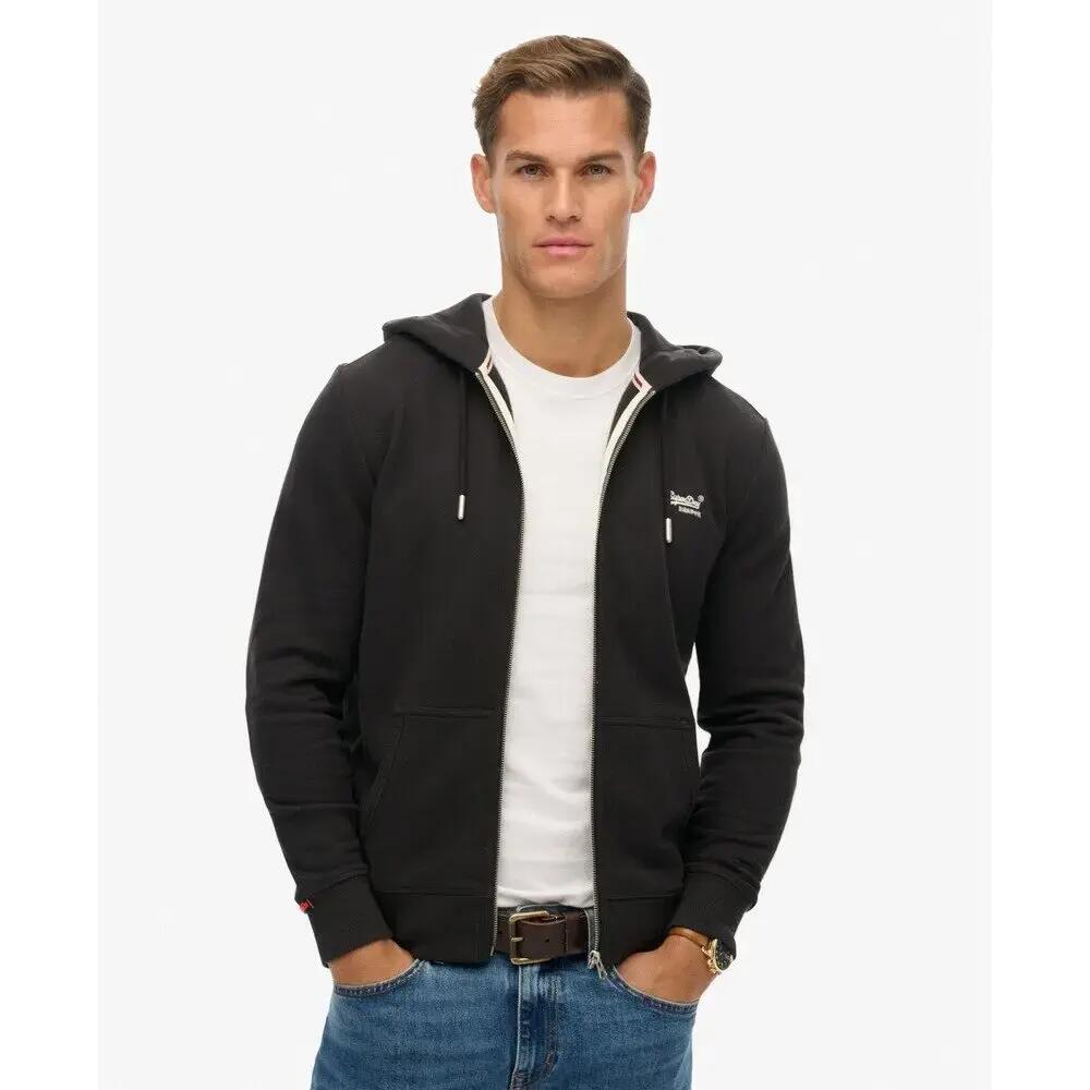 Sweatshirt com capuz e fecho de correr Superdry Essential 3/7