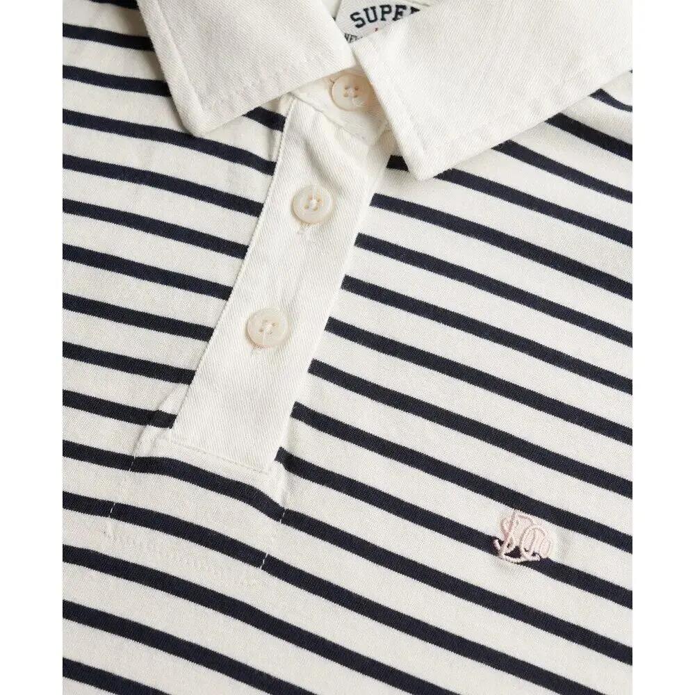 Gestreepte rugby T-shirt voor dames Superdry Athletic Essential 2/5