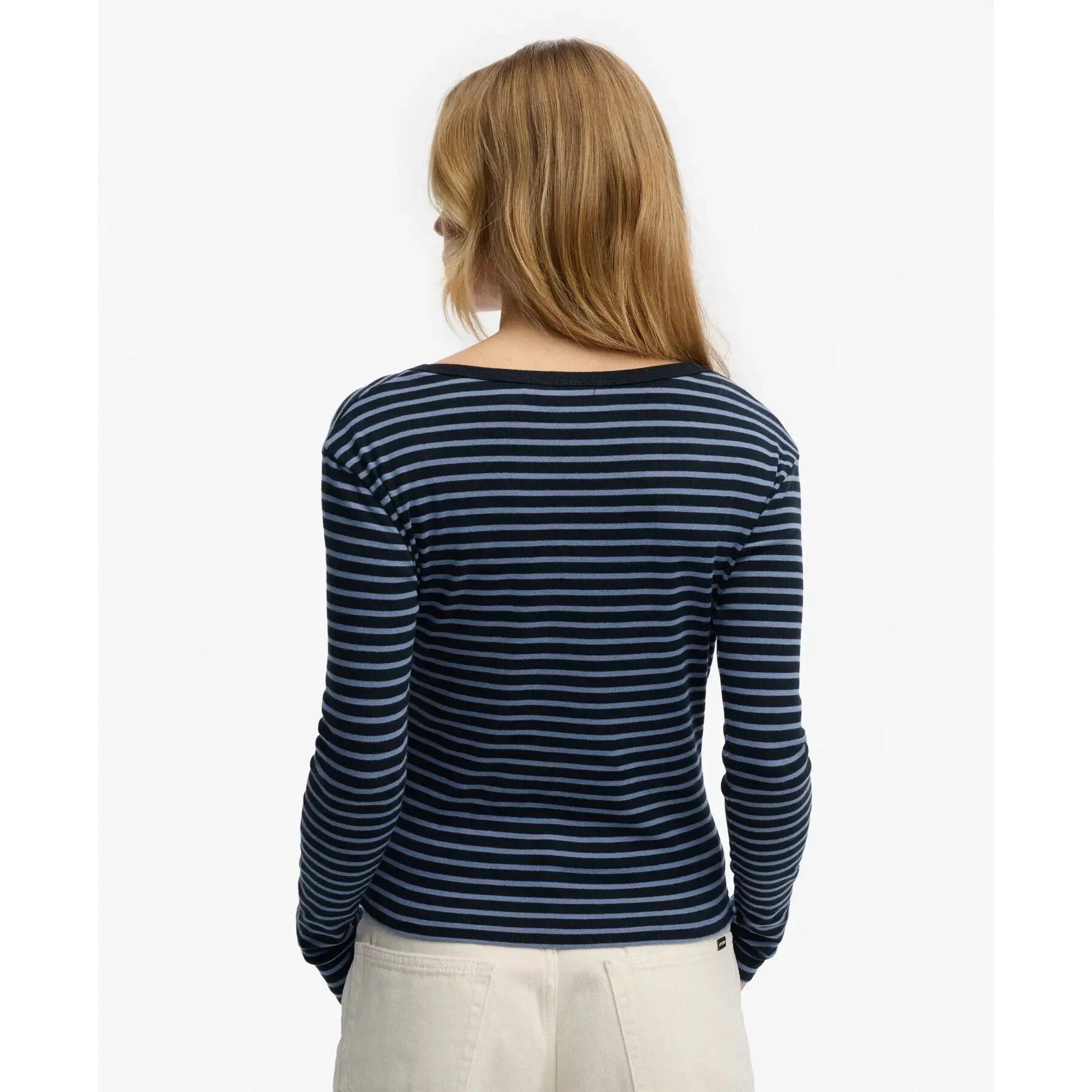T-shirt rayé manches longues femme Superdry Ath Ess 3/5