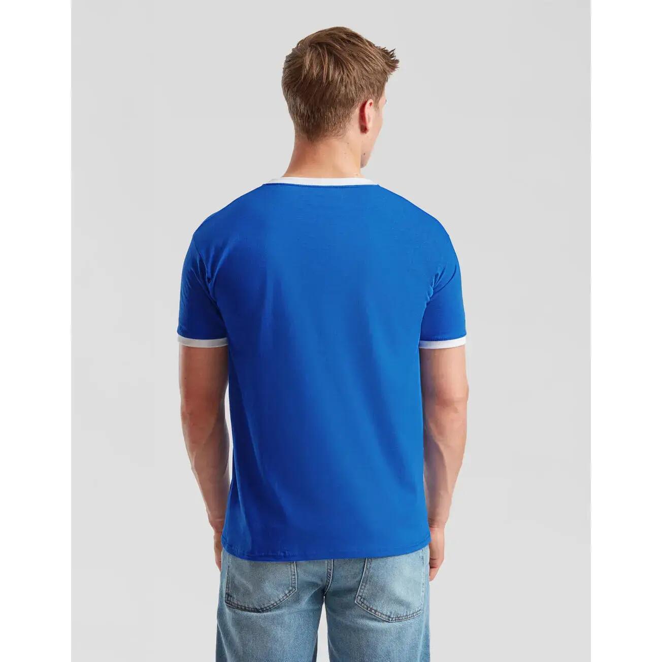 T-shirt Fruit of the Loom Ringer 4/4