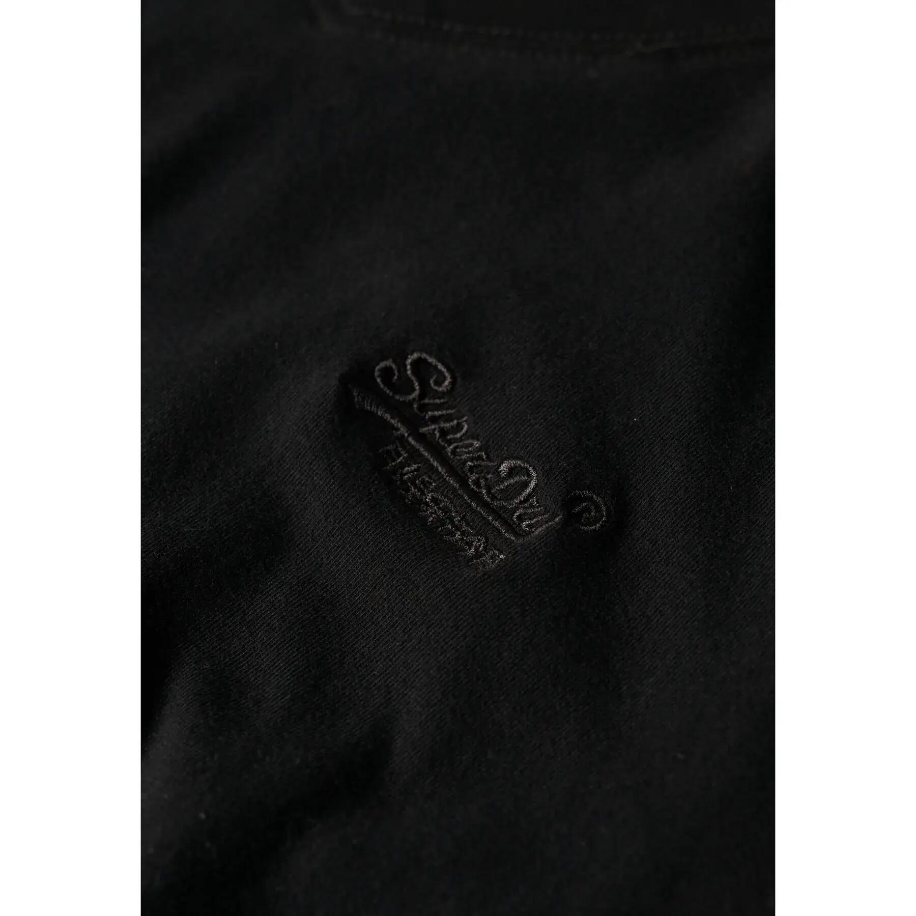 T-shirt col en V en coton biologique avec logo brodé 5/6