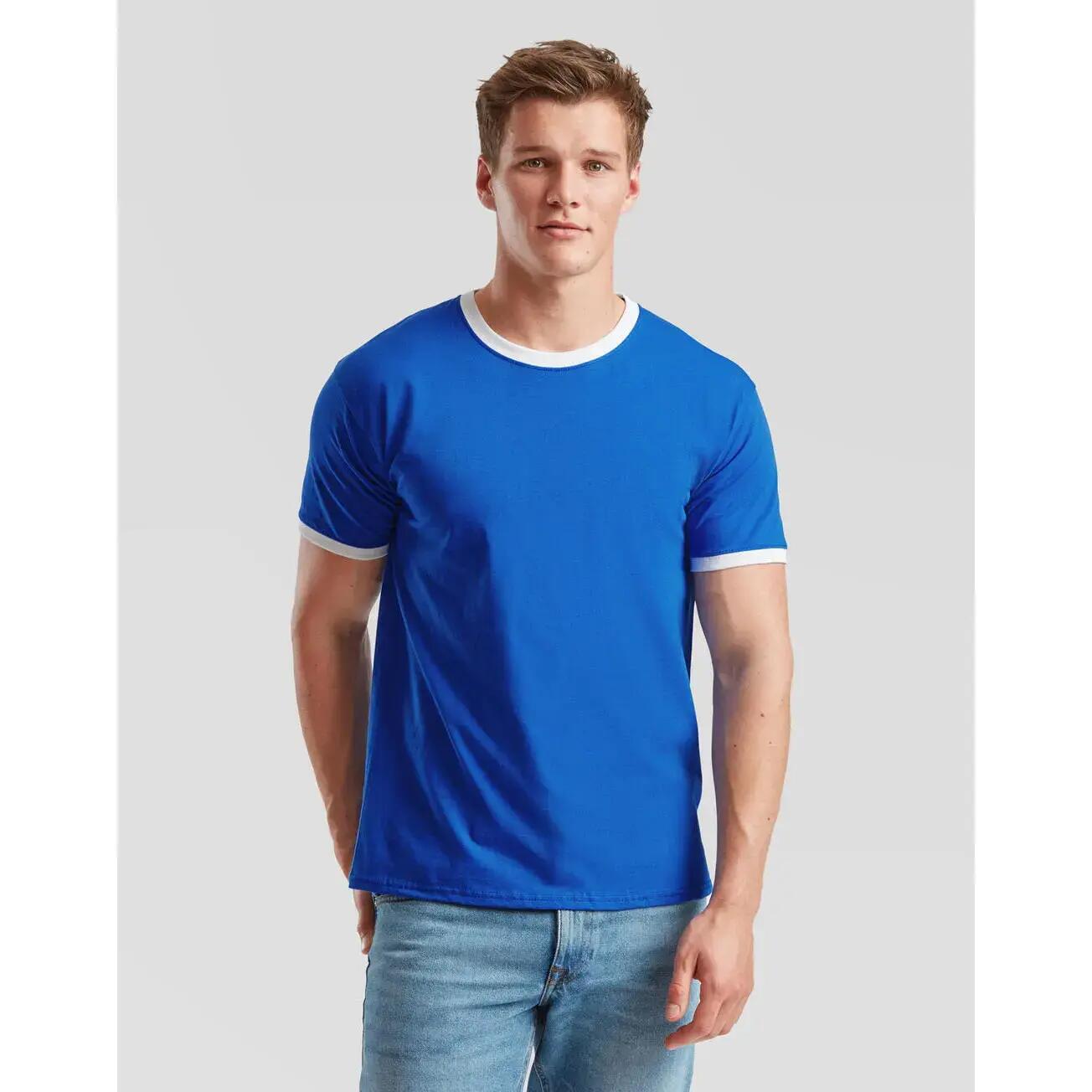 T-shirt Fruit of the Loom Ringer 2/4