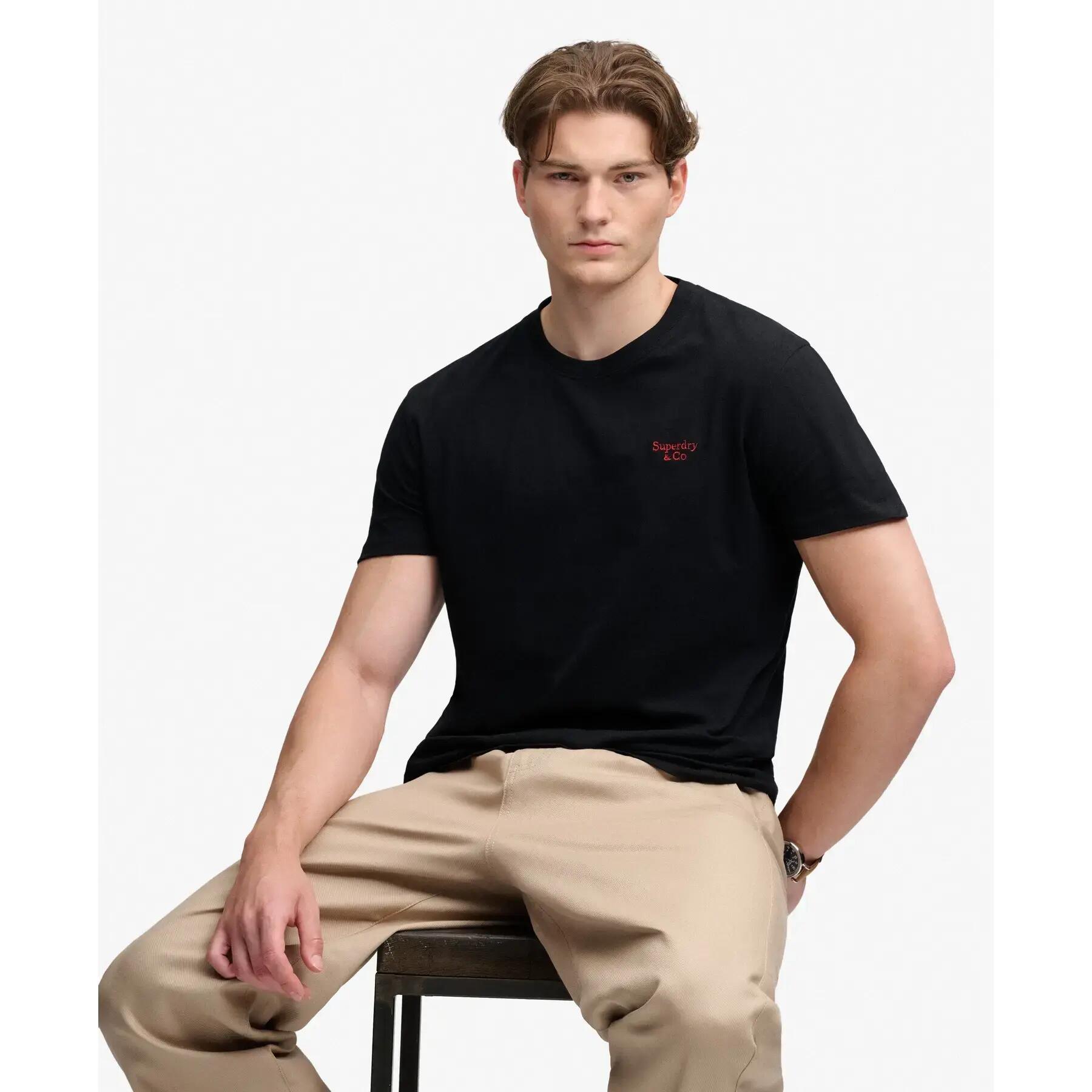 T-shirt met logo Superdry Essential Serif 4/7