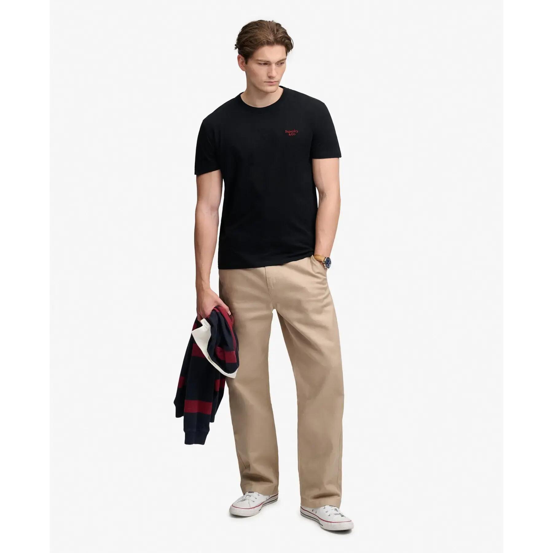 T-shirt met logo Superdry Essential Serif 3/7