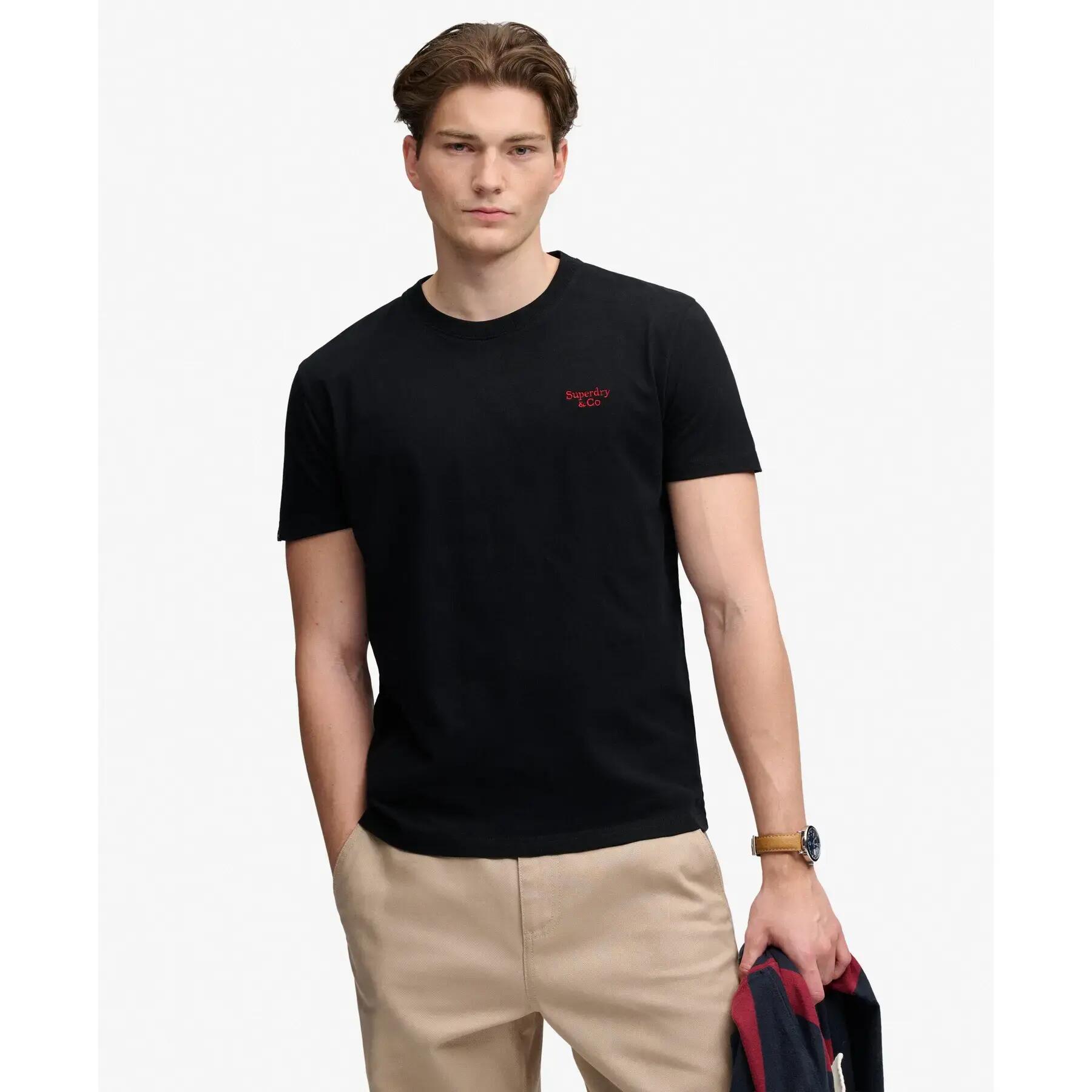 T-shirt met logo Superdry Essential Serif 2/7