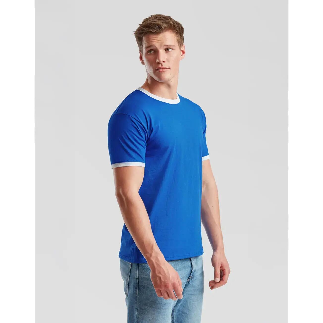 T-shirt Fruit of the Loom Ringer 3/4