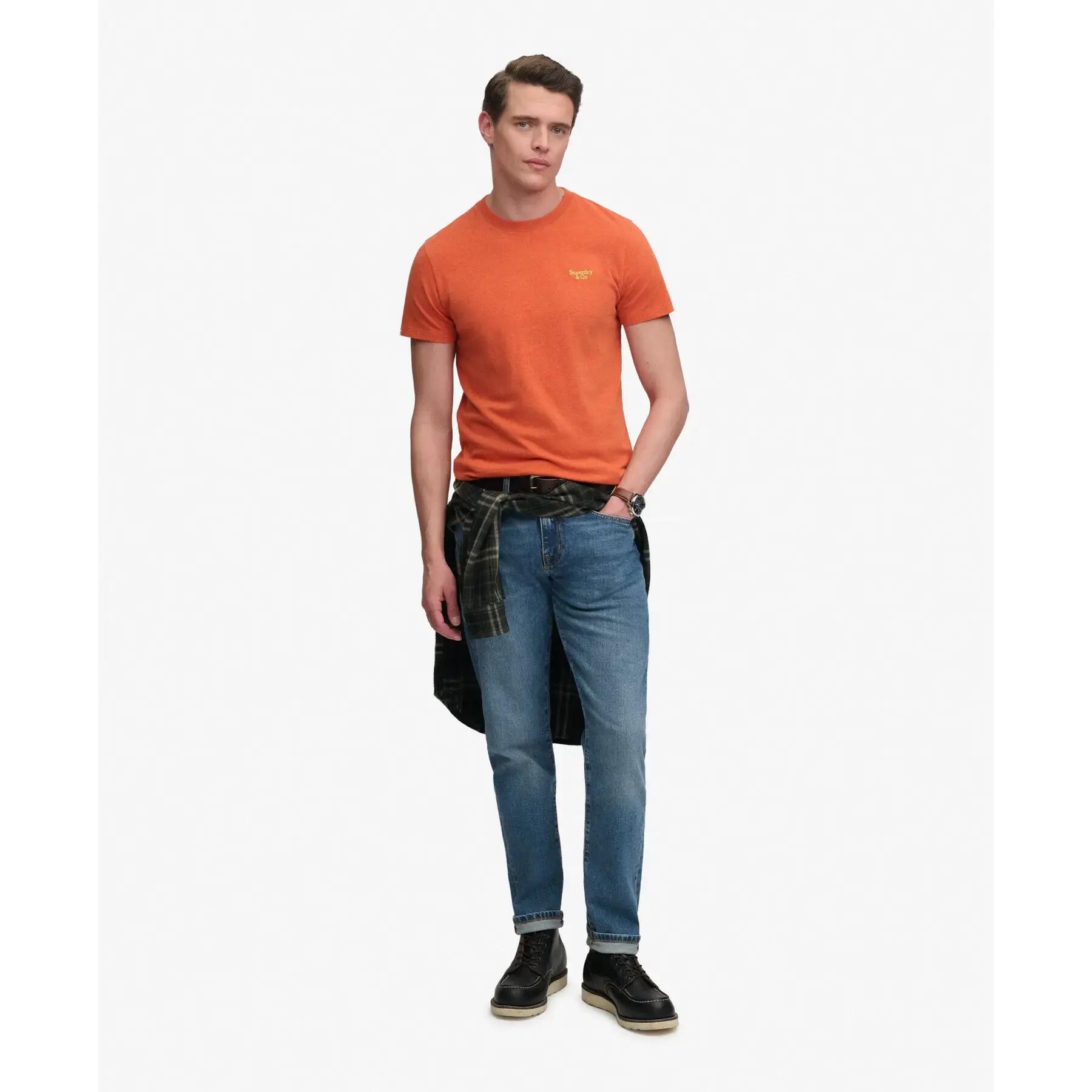 T-shirt com logótipo Superdry Essential Serif 2/6