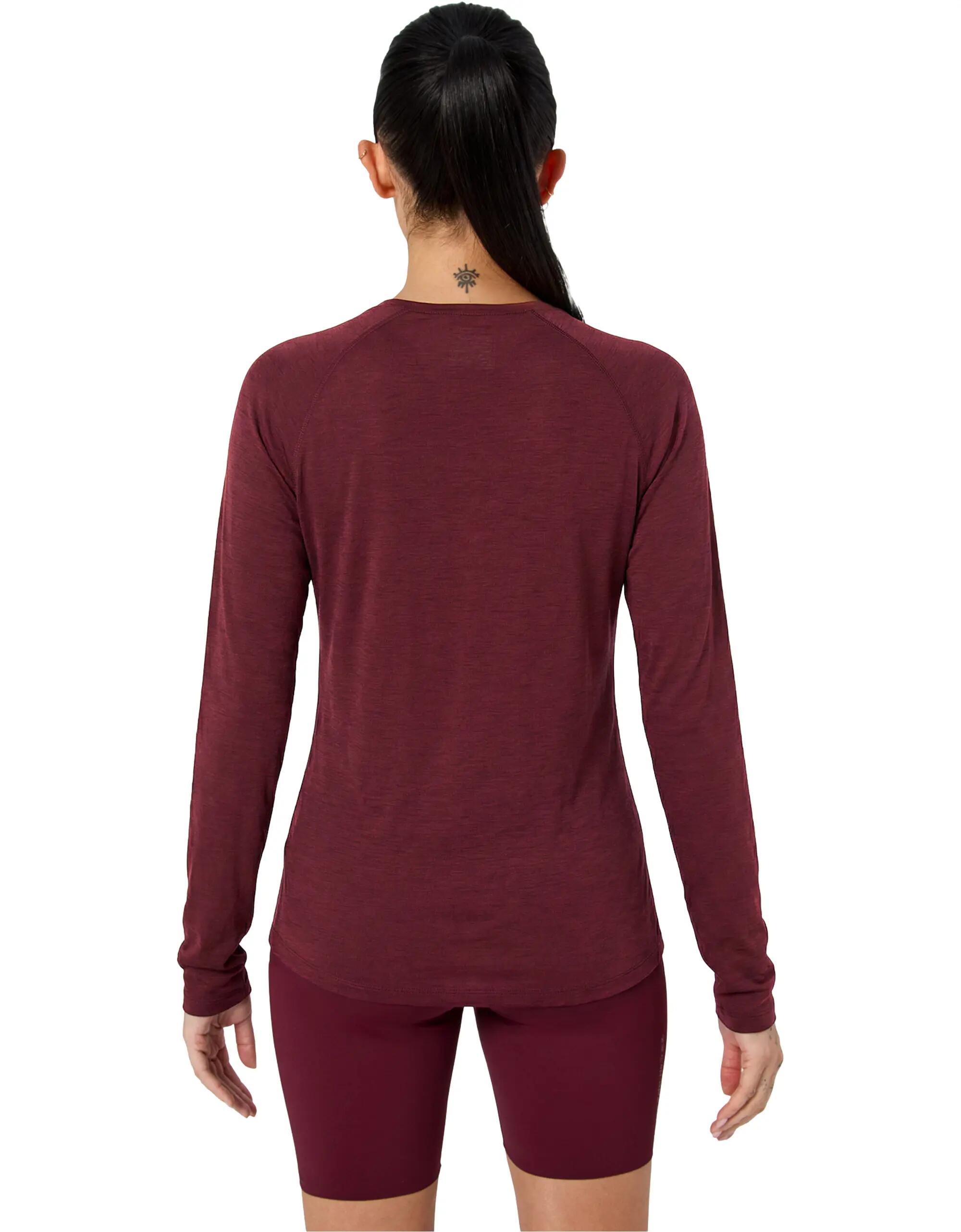 T-Shirt Manches Longues En Laine Mérinos De Trail Running Homme 4/5