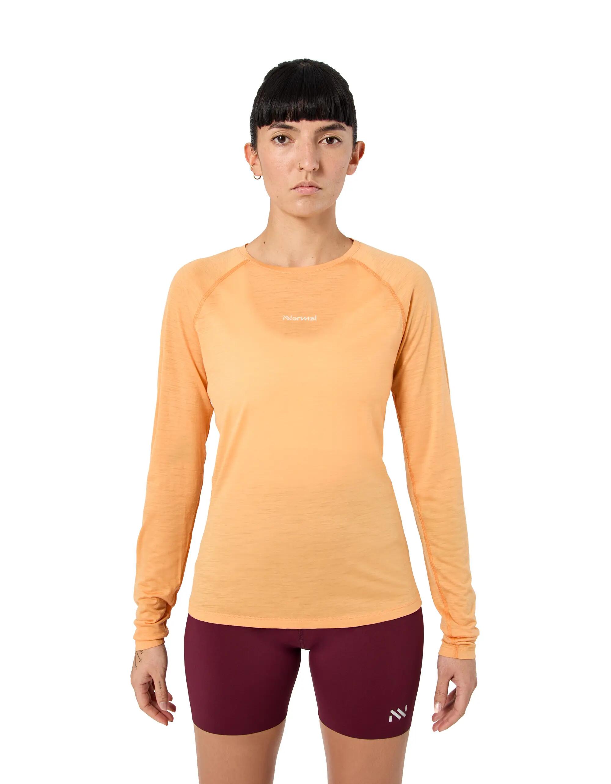 T-Shirt Manches Longues En Laine Mérinos De Trail Running Homme 4/5