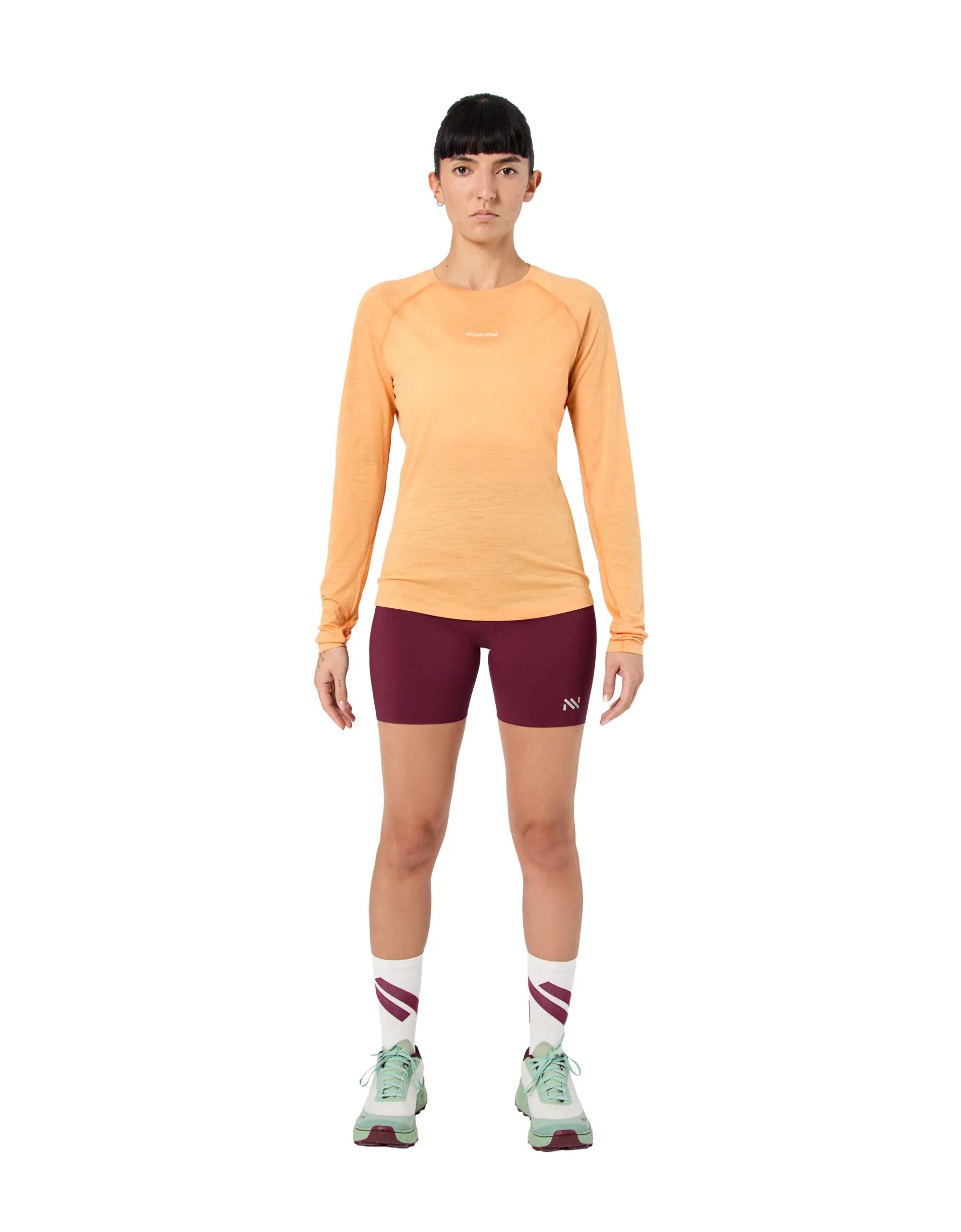 T-Shirt Manches Longues En Laine Mérinos De Trail Running Homme 3/5