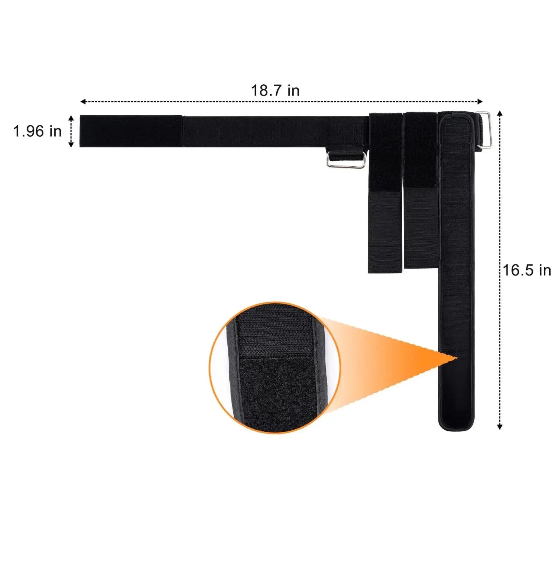 Sangle de cheville réglable musculation avec maintien du talon 4/4