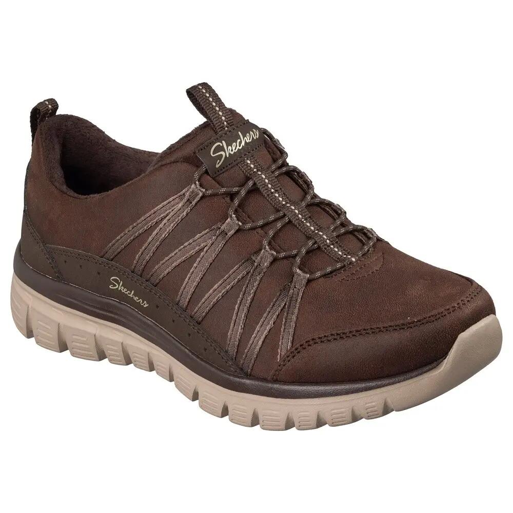 Skechers Graceful Cozy Hug Marrón - Zapatilla Vegana 2/7