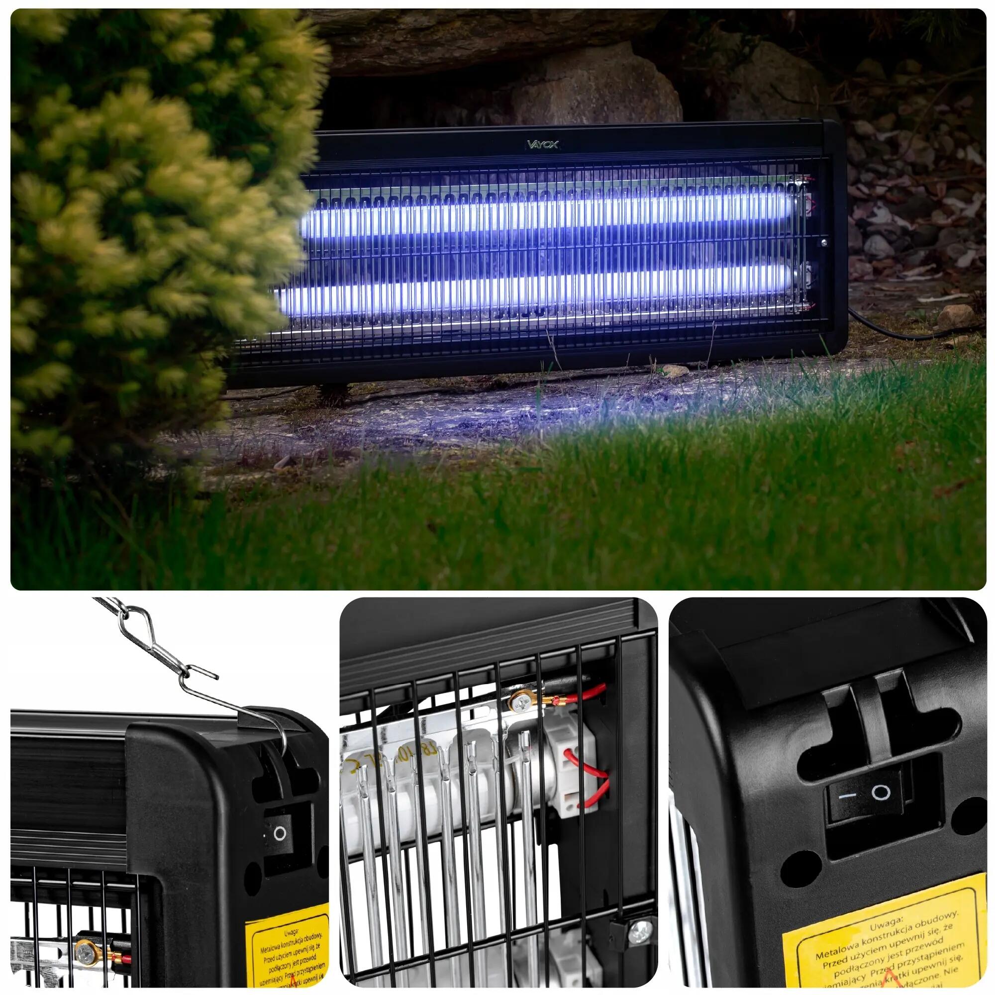 Lampada insetticida UV per mosche e zanzare VAYOX IKV-40W 5/15