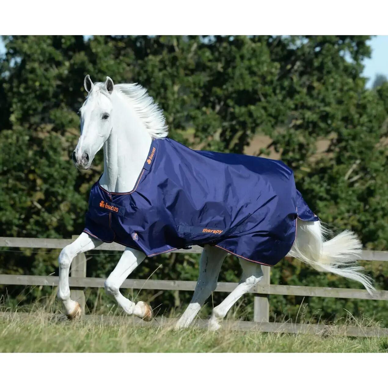 Derka dla konia Bucas Therapy Turnout Light Big Neck 2/5