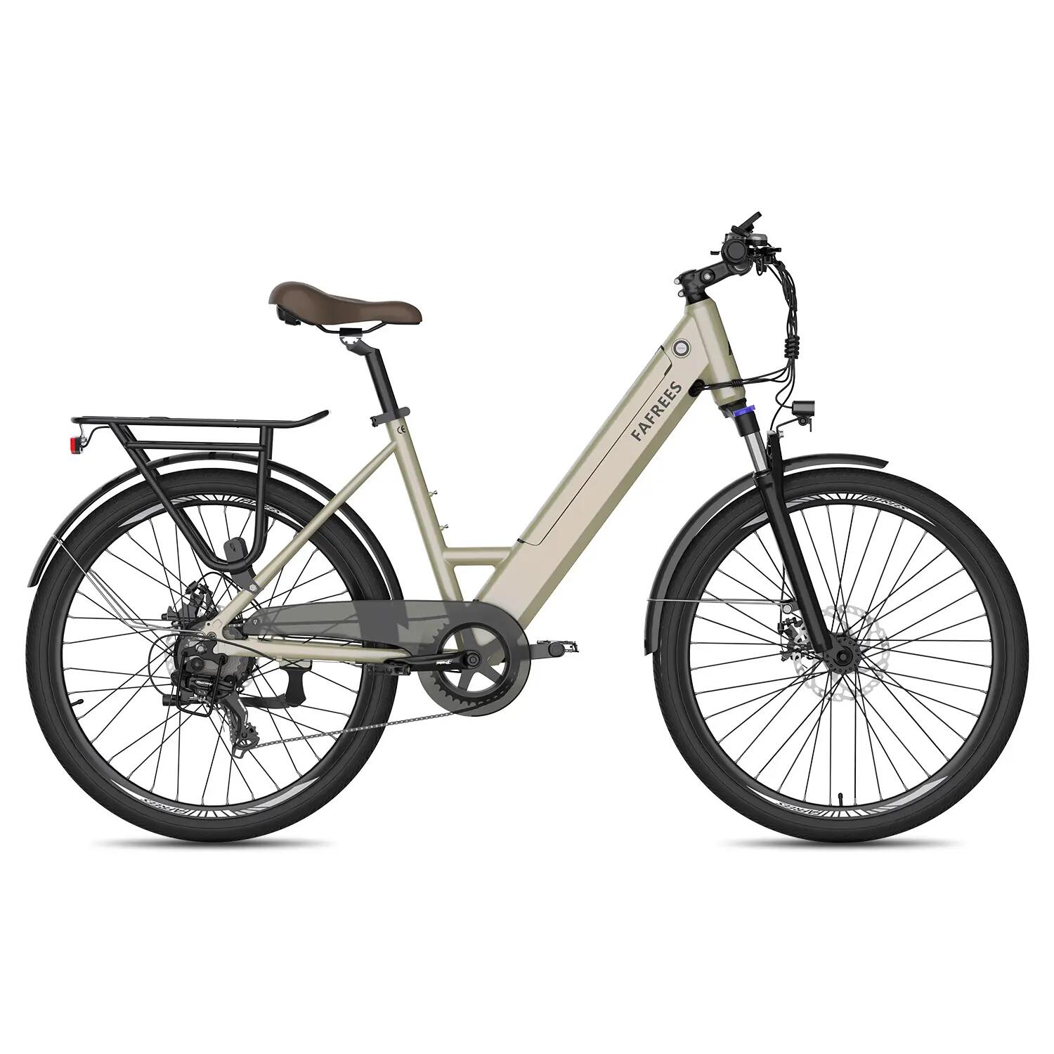Bicicleta elétrica para adultos FAFREES F26 Pro, bateria 36V 15Ah, 26" pneus 4/9