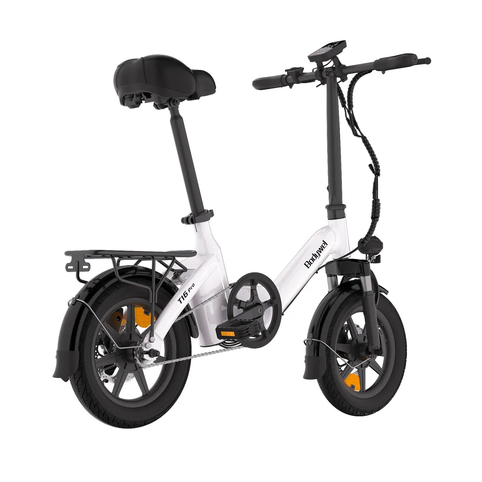 Bodywel T16PRO-HJ Skladací elektrický bicykel 14palcov 250W 36V batéria 45km Hli 2/6