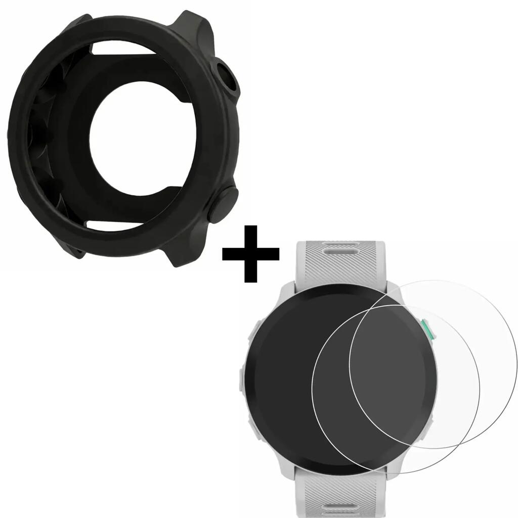 Protection pack Garmin Forerunner 55 - silicone case + 2 hydrogel films