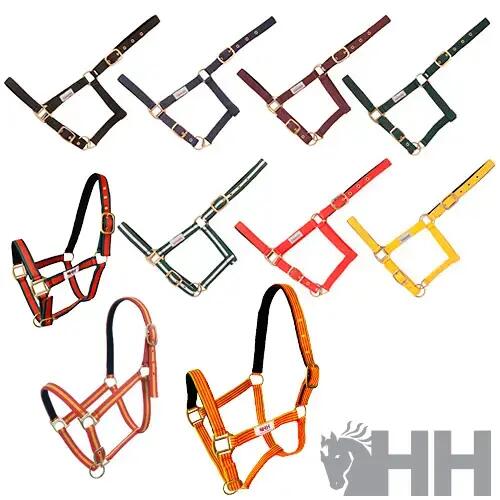 Licol pour cheval en nylon sans mousqueton Hispano Hipica 2/2