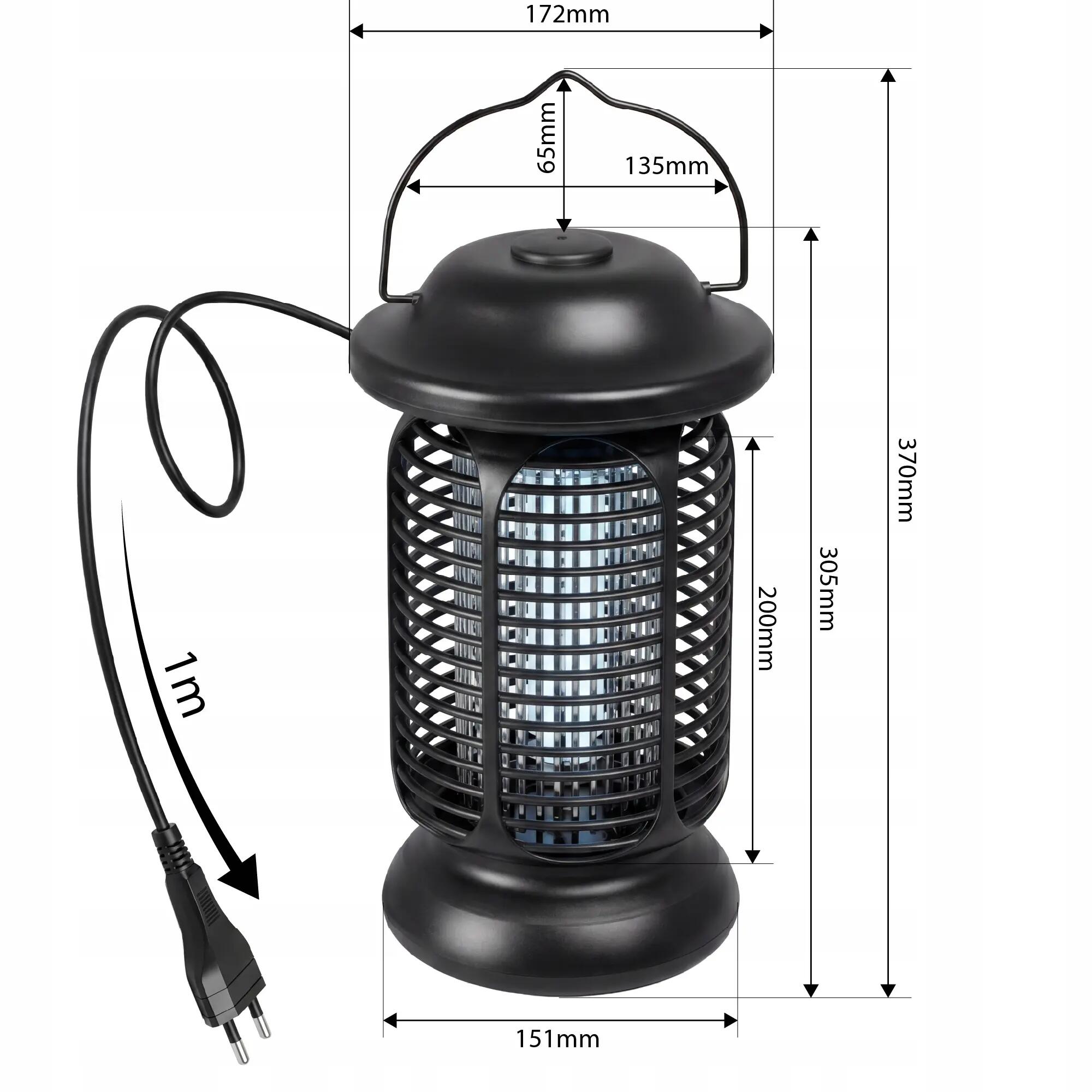 Lampa owadobójcza UV na komary muchy VAYOX IKV-300 20W 60m2 14/15