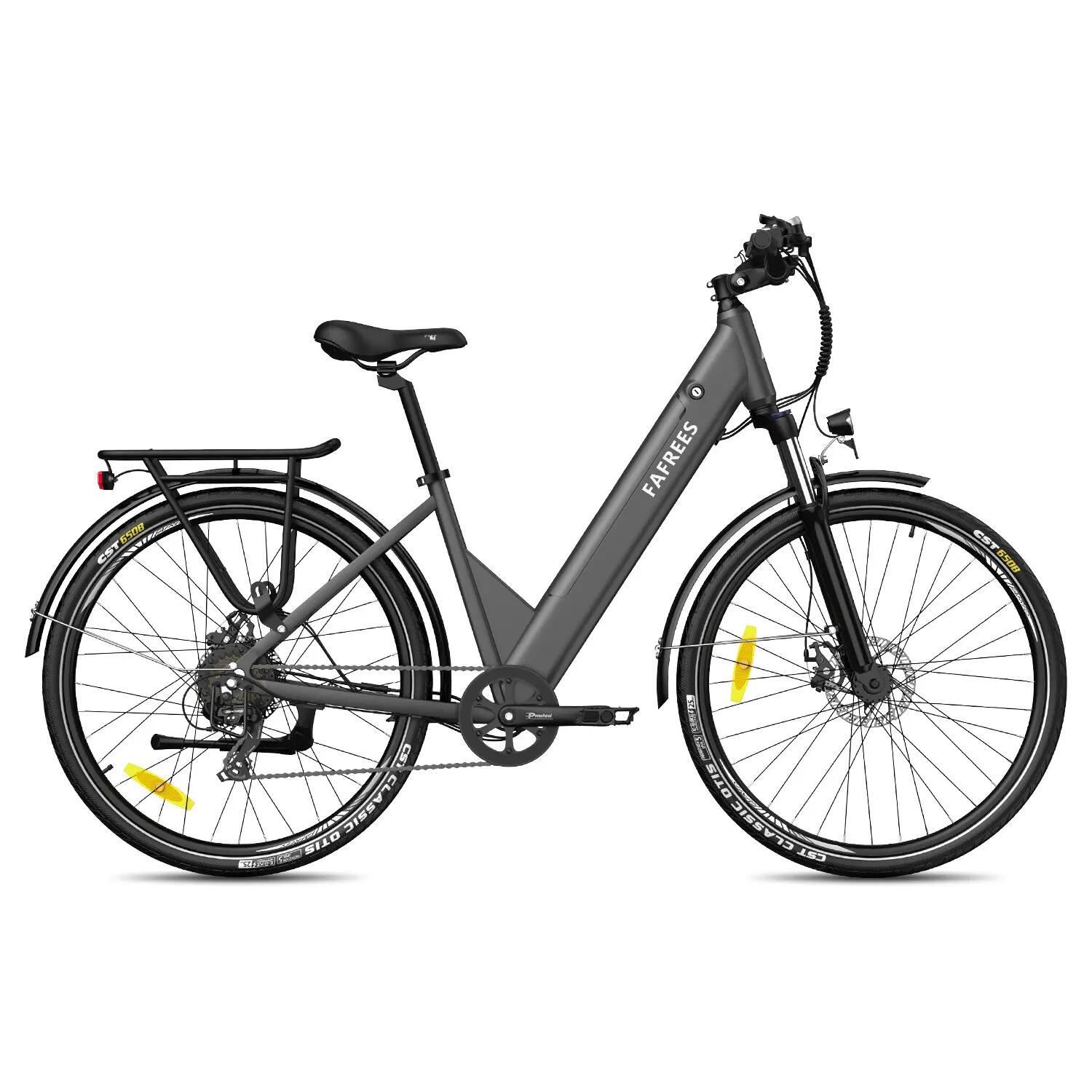 Bicicleta elétrica urbana FAFREES F28 Pro, bateria 36V 15Ah, pneus de 27,5 poleg 4/10