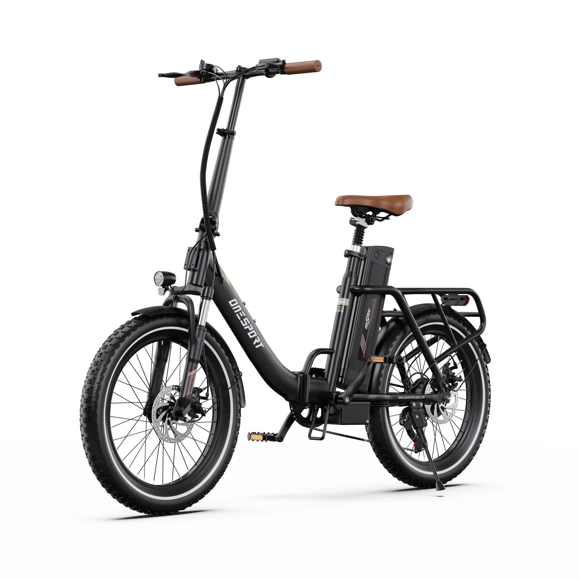 Vouwbare Stads E-Bike OT16-2,48V 17Ah Accu,20" Band,APP 3/11