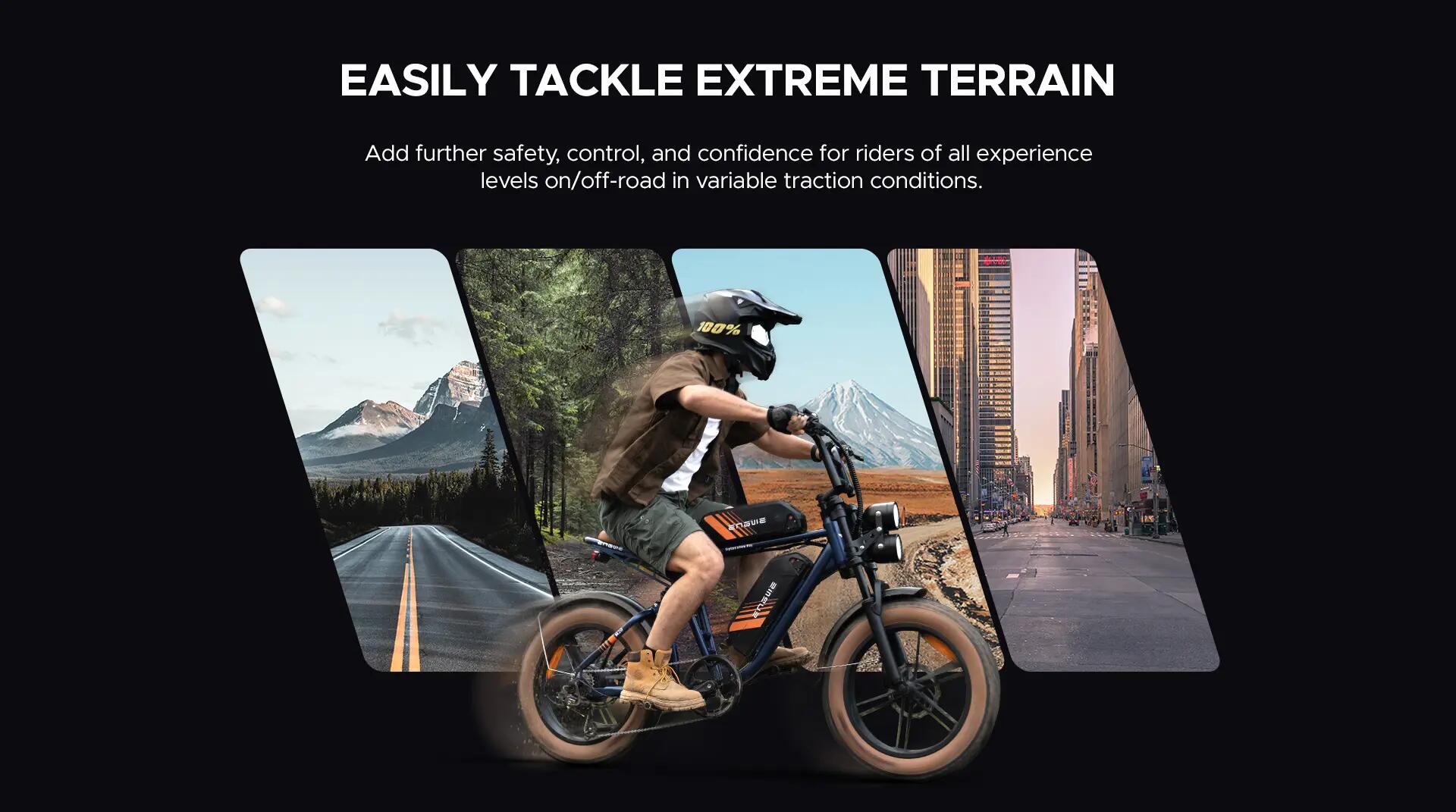Adult e-bike ENGWE M20 dual battery, IPX5 waterproof. 11/15