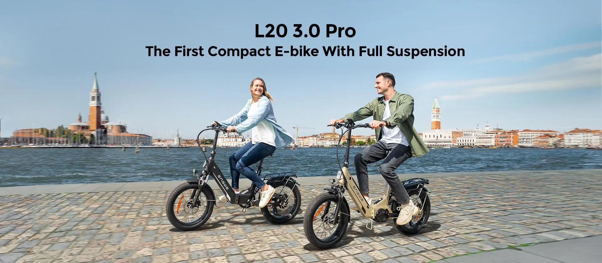 Bicicleta eléctrica para adultos ENGWE L20 3.0 PRO, impermeable IPX4. 11/15