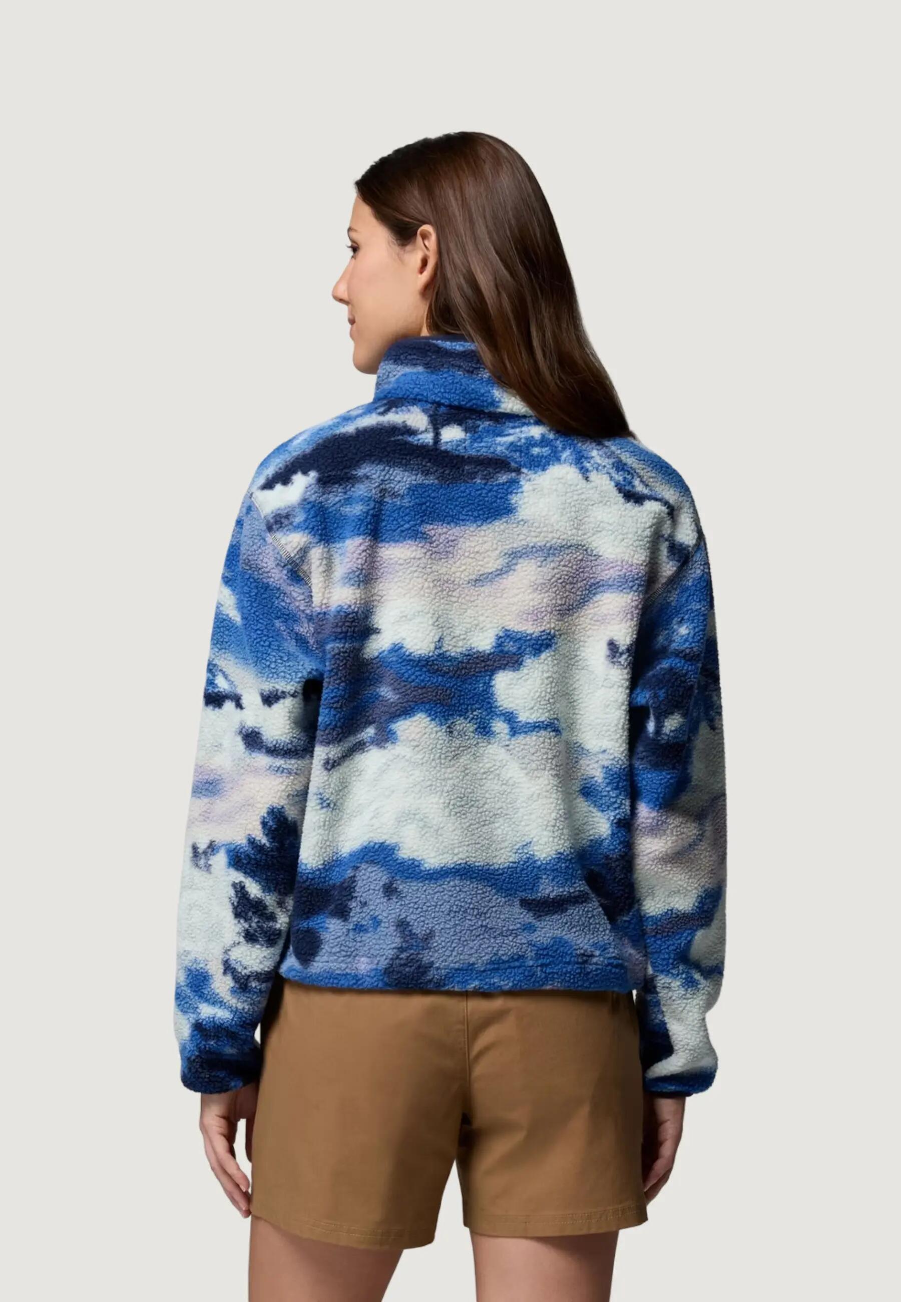 sudadera Helvetia™ II Printed Cropped Half Snap MUJER 3/5
