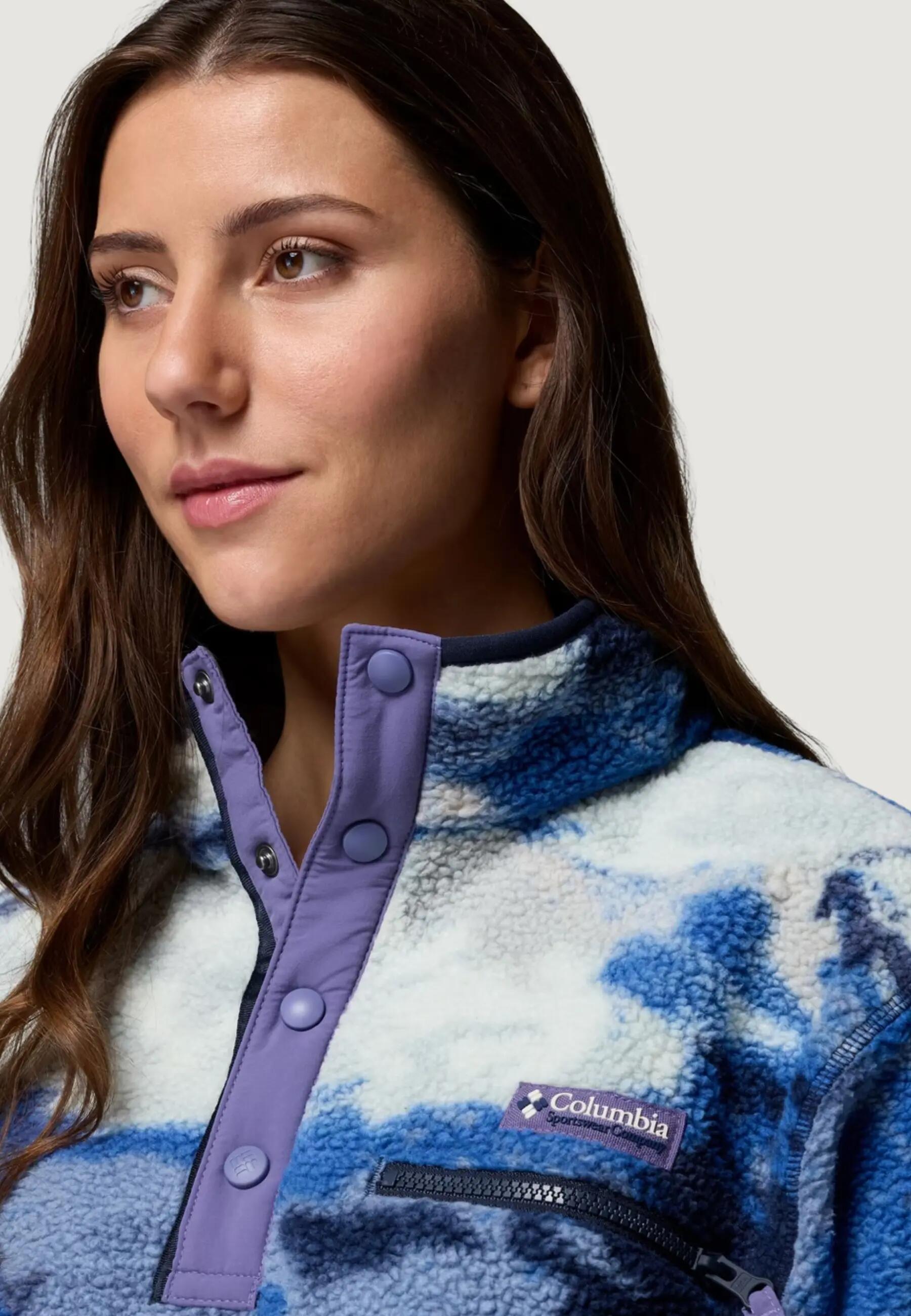 sudadera Helvetia™ II Printed Cropped Half Snap MUJER 2/5