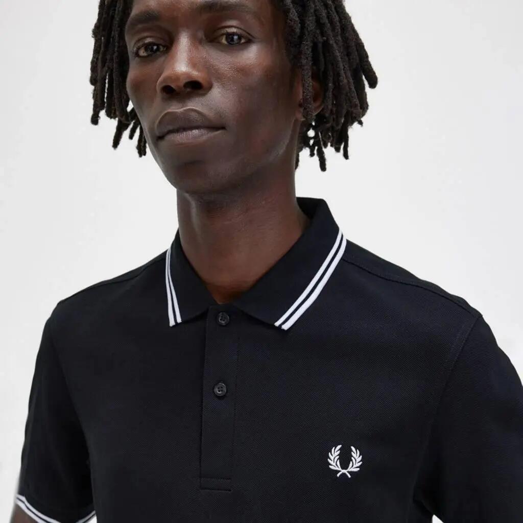 Polo à manches courtes Fred perry modèle M3600350 pour homme 4/5