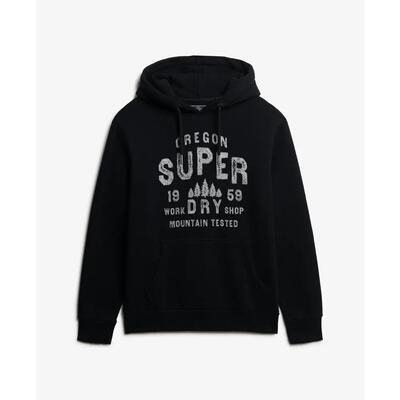 Hoodie superdry work shop