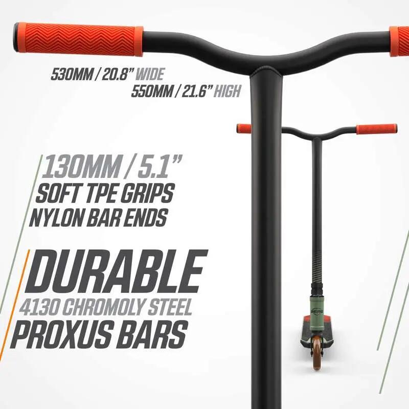 Monopattino Freestyle per Bambini, Proxus X1 Verde/Arancione 6/7