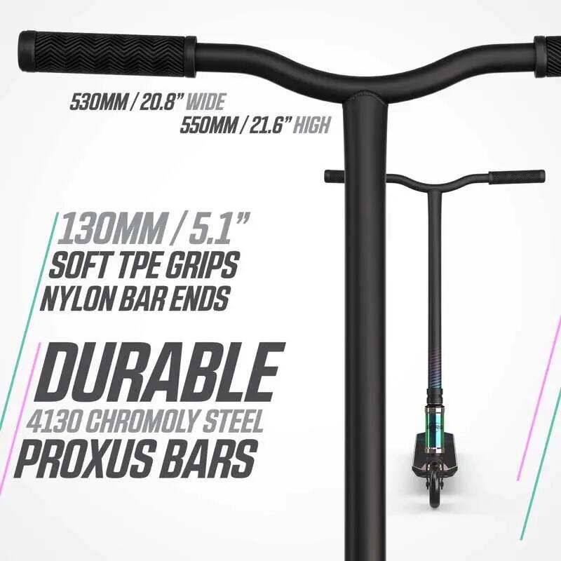 Trottinette Freestyle pour Enfants, Proxus X1 Neochrome/Noir 6/7