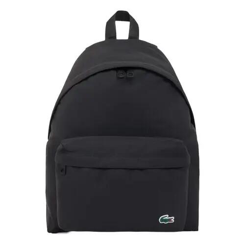 Mochila Negra Lacoste Casual Croc Black Ligera y Resistente 4/4