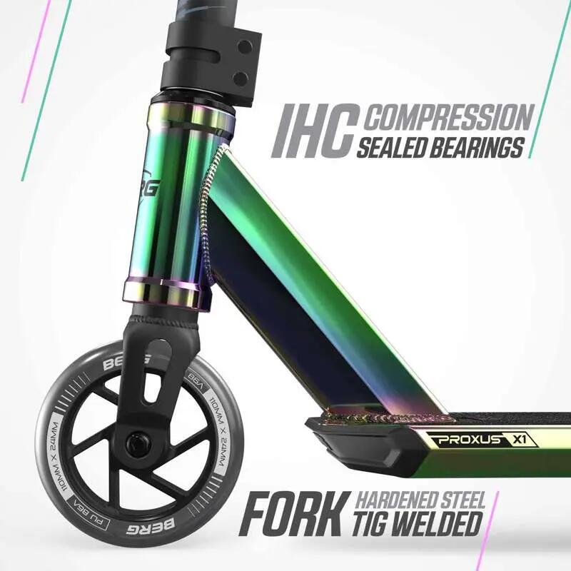 Trottinette Freestyle pour Enfants, Proxus X1 Neochrome/Noir 5/7