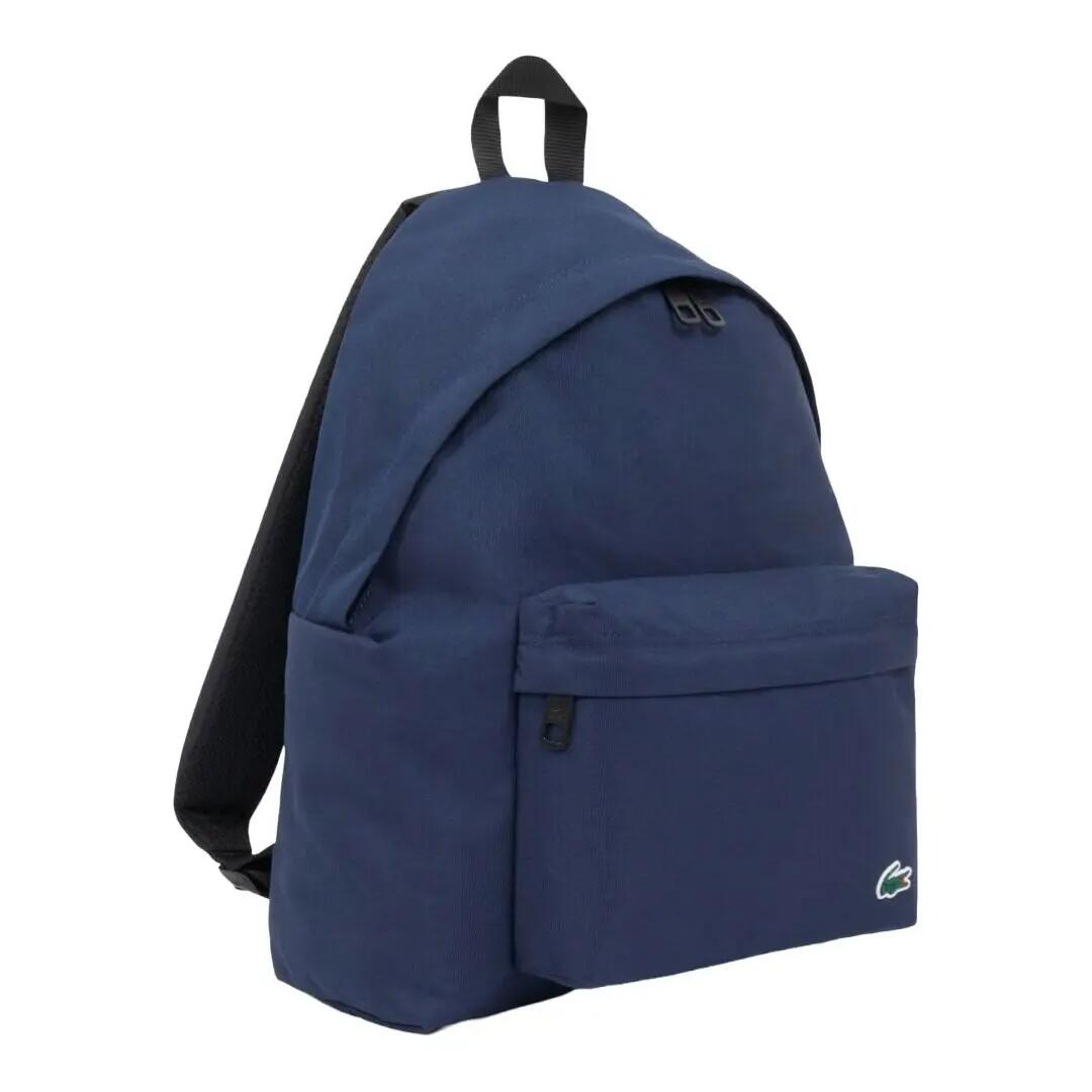 Mochila Azul Lacoste Casual Croc Marine Ligera y Resistente 2/4