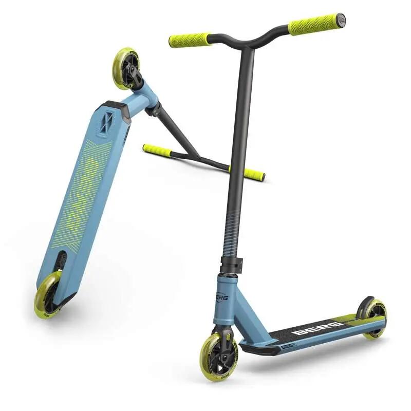 Trottinette Freestyle pour Enfants, 6+ Ans, Proxus X1 Bleu/Lime 2/7