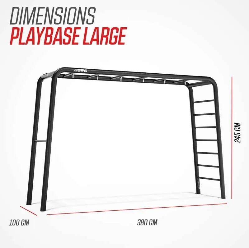 PlayBase Large + Toddler Set, avec balançoire, trapèze & siège bébé 7/7